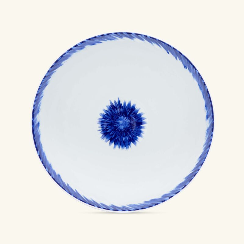 In Bloom Deep Salad Bowl Blue bernardaud in bloom deep salad bowl blue