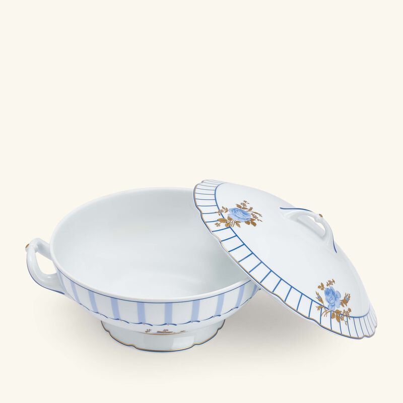 Brocante Soup Tureen Blue bernardaud brocante soup tureen blue