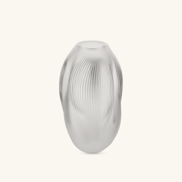 lalique alize vase medium clear