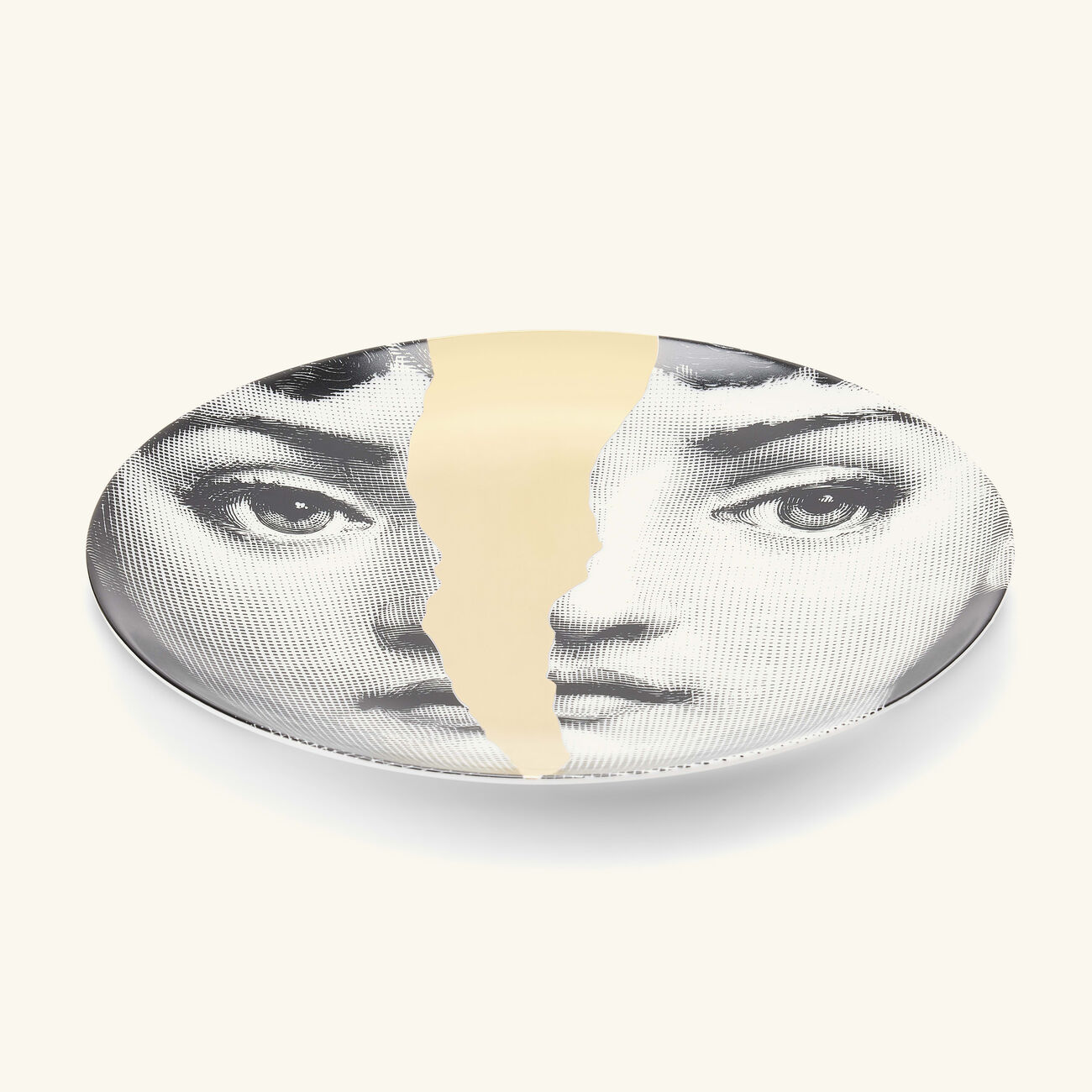 Tema e Variazioni no.10 Wall Plate Gold fornasetti tema e variazioni no 10 wall plate gold
