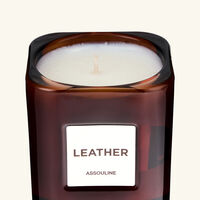 assouline leather candle