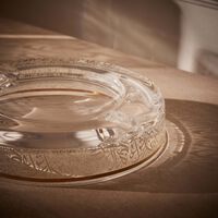 دملاج منفضة نغم دائرية صغيرة باللون الذهبي