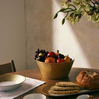 Ecume Salad Bowl Gold 28cm bernardaud ecume salad bowl gold 28cm