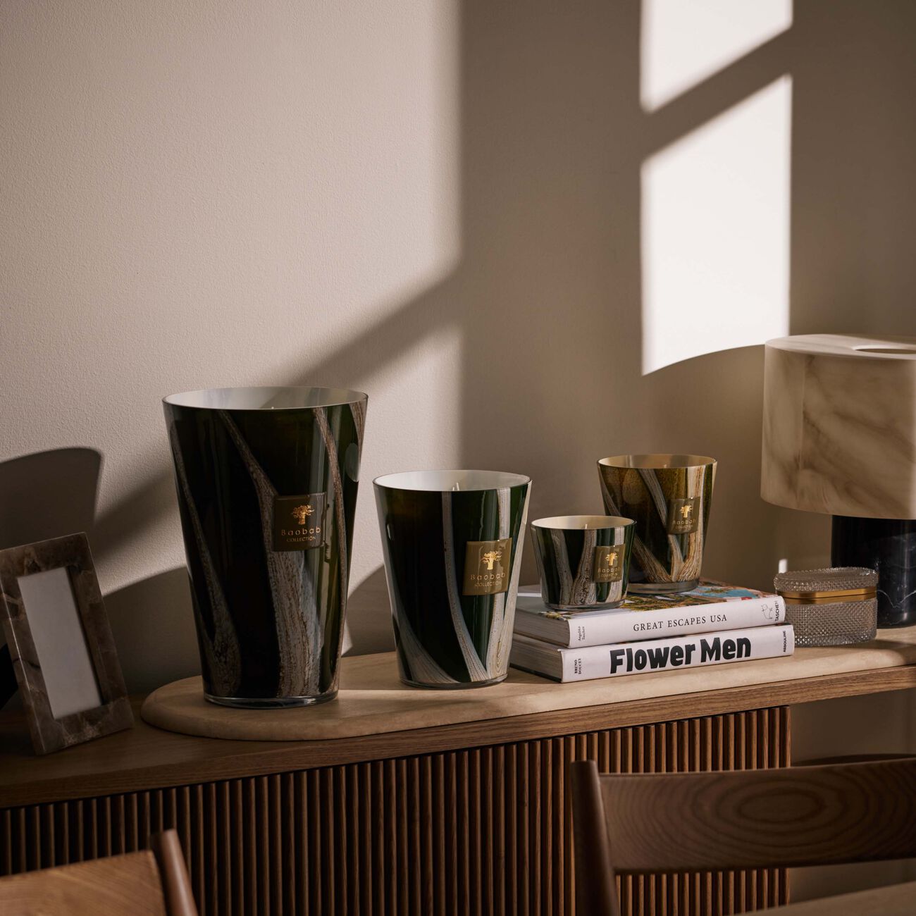 باوباب شمعة وودز شيروود المعطرة ماكس 35