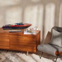 kiade riva aquariva super 84cm model boat extra large blue