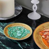 Medusa Amplified Green Coin Bread & Butter Plate Round Green 17cm versace medusa amplified green coin bread butter plate round green 17cm
