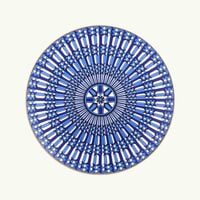 Arcadia Show Plate Round Blue 31cm baccarat arcadia show plate round blue 31cm