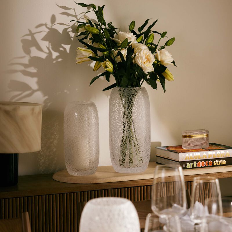 Odette Vase Round Large Clear ruckl odette vase round large clear