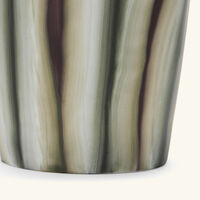 marie daage handpainted drinking glass green