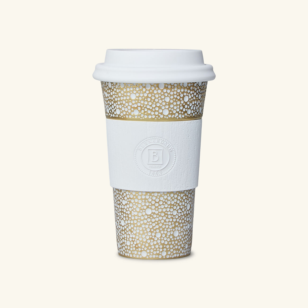 Ecume Travel Mug Gold bernardaud ecume travel mug gold