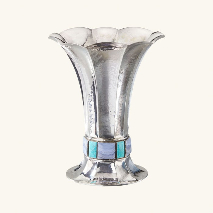 buccellati decorative vase silver small