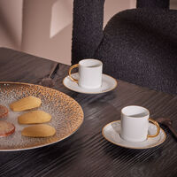 haviland souffle d or underplate round gold 32cm