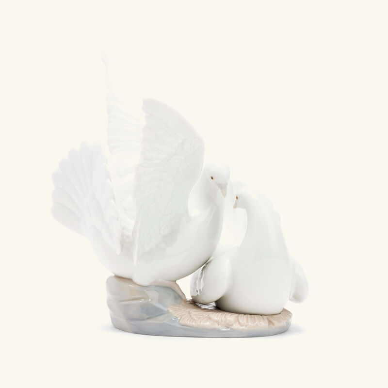 Love Nest Sculpture Small White lladro love nest sculpture small white