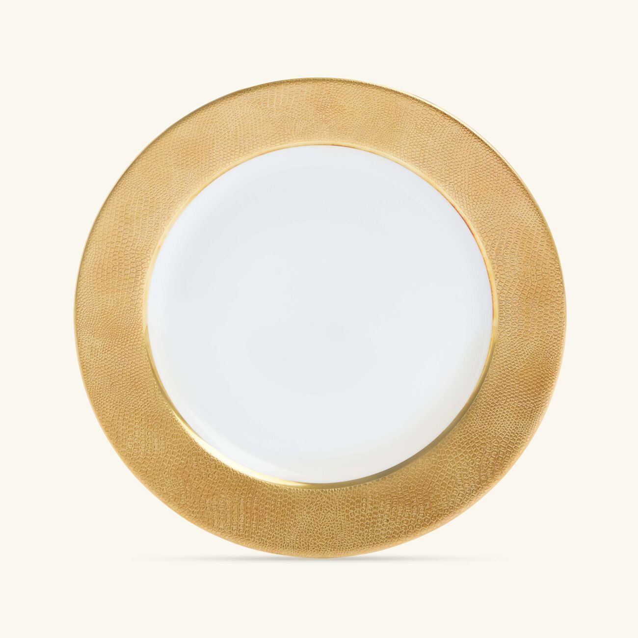 Sauvage Blanc Salad Plate Round Gold 21cm bernardaud sauvage blanc salad plate round gold 21cm