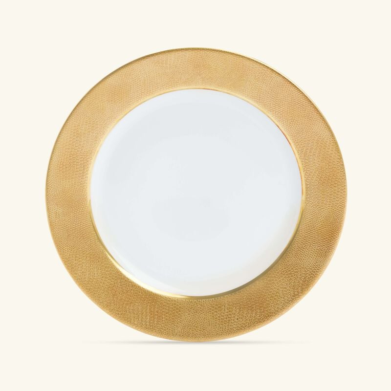 Sauvage Blanc Salad Plate Round Gold 21cm bernardaud sauvage blanc salad plate round gold 21cm