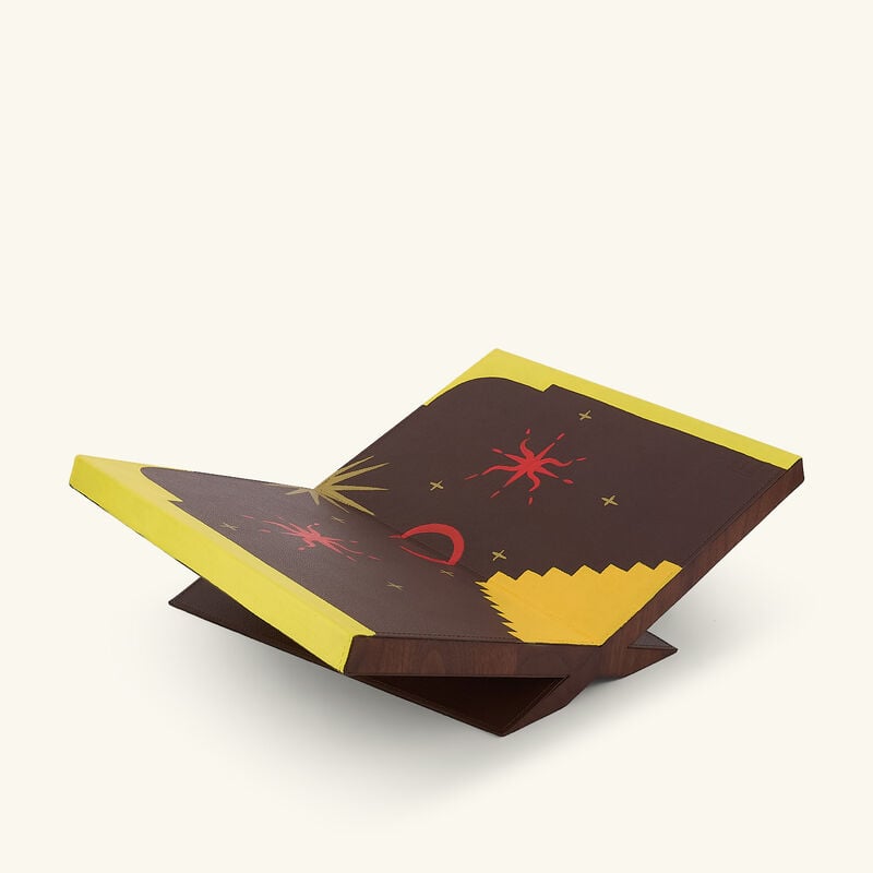 assouline culture classic bookstand brown