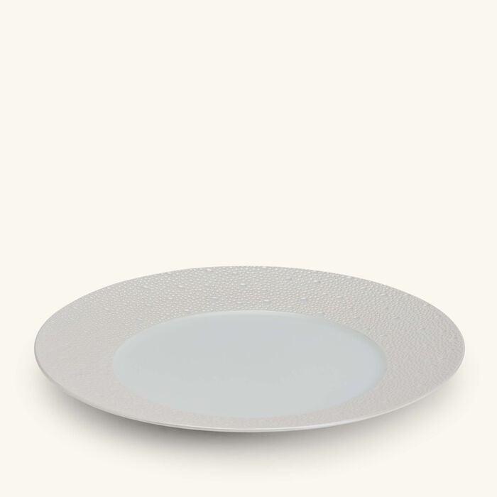 Ecume Charger Plate Round White 30cm bernardaud ecume charger plate round white 30cm