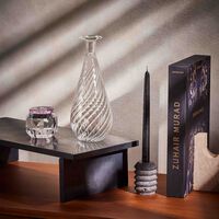 ريفليكشنز كوبنهاغن حامل شموع تكساس كريستال وردي