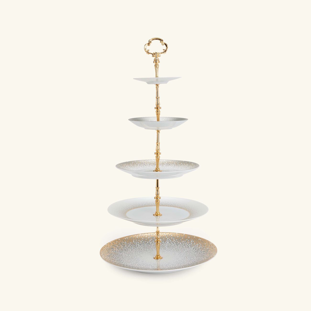 haviland souffle d or 5 tier cake stand