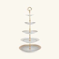 haviland souffle d or 5 tier cake stand