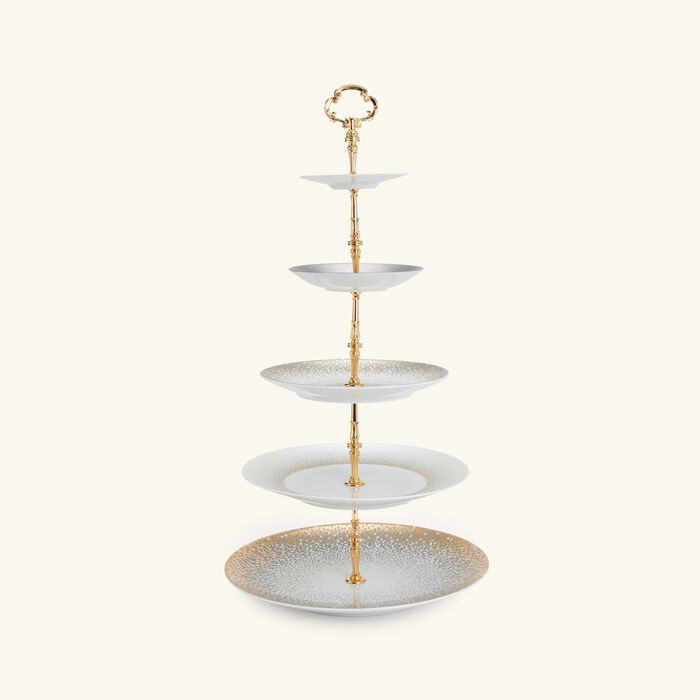 Souffle d'Or 5 Tier Cake Stand haviland souffle d or 5 tier cake stand