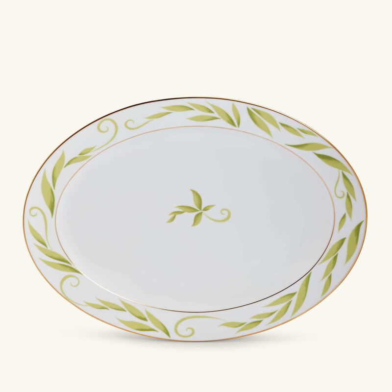 Frivole Serving Platter Oval Green 38cm bernardaud frivole serving platter oval green 38cm