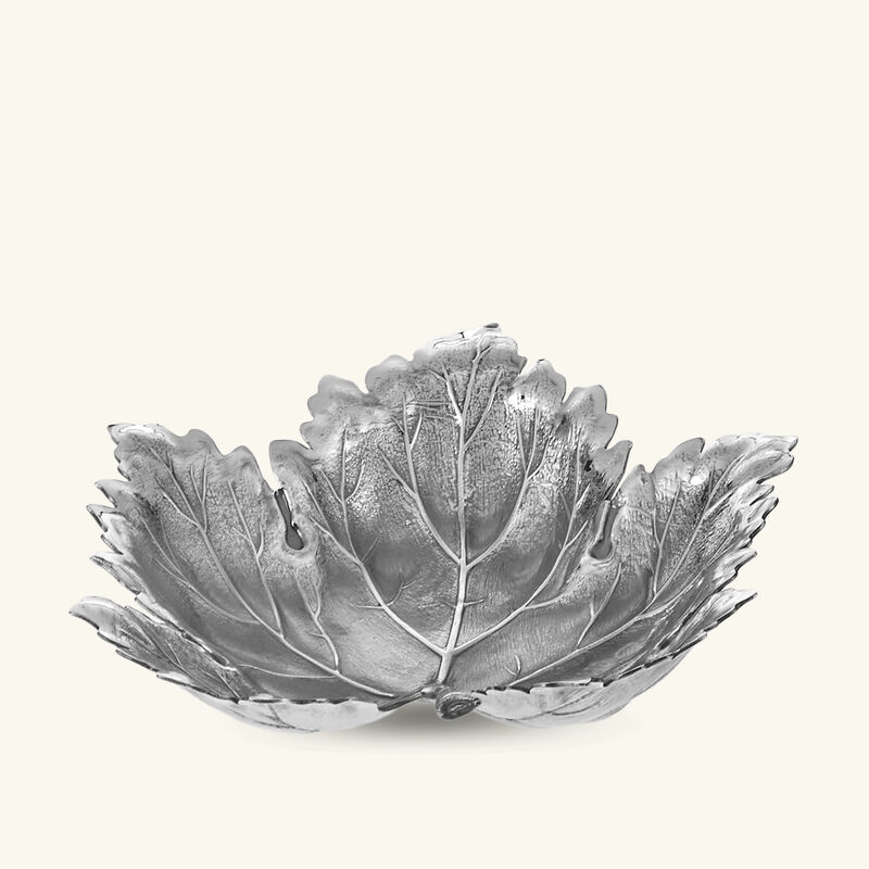 buccellati vine leaf bowl medium silver