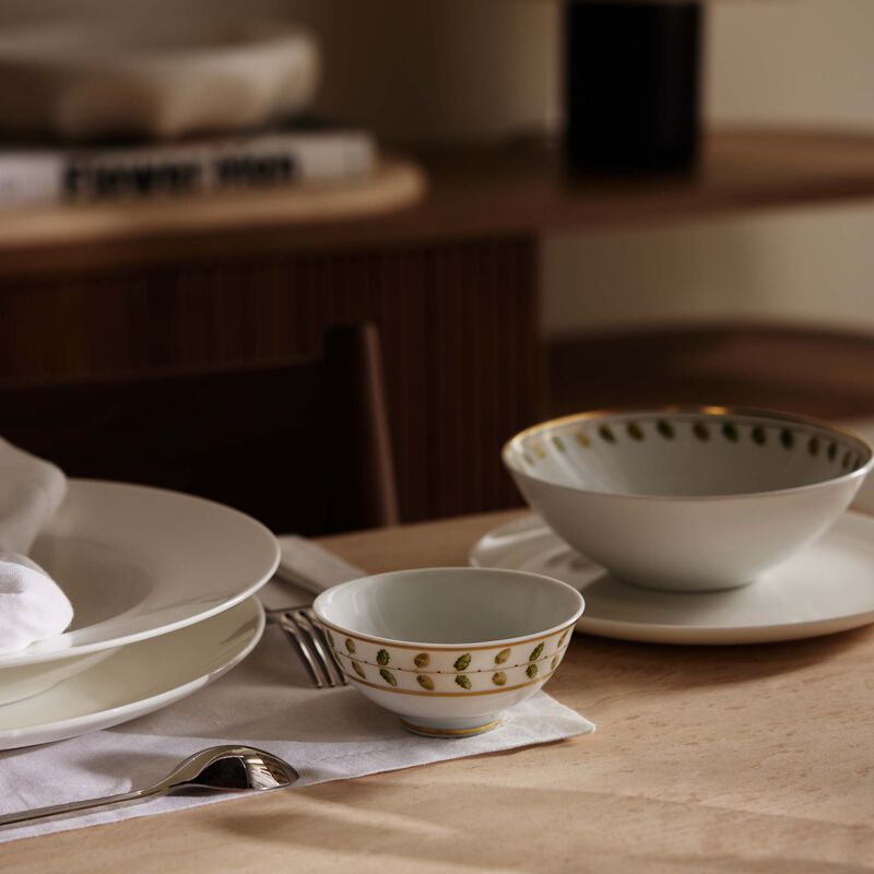 Constance Soup Bowl Green bernardaud constance soup bowl green