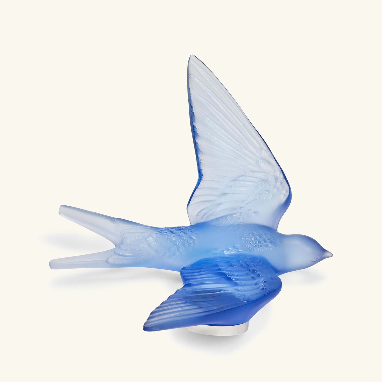 Swallow Wings Up Sculpture Small Blue lalique swallow wings up sculpture small blue