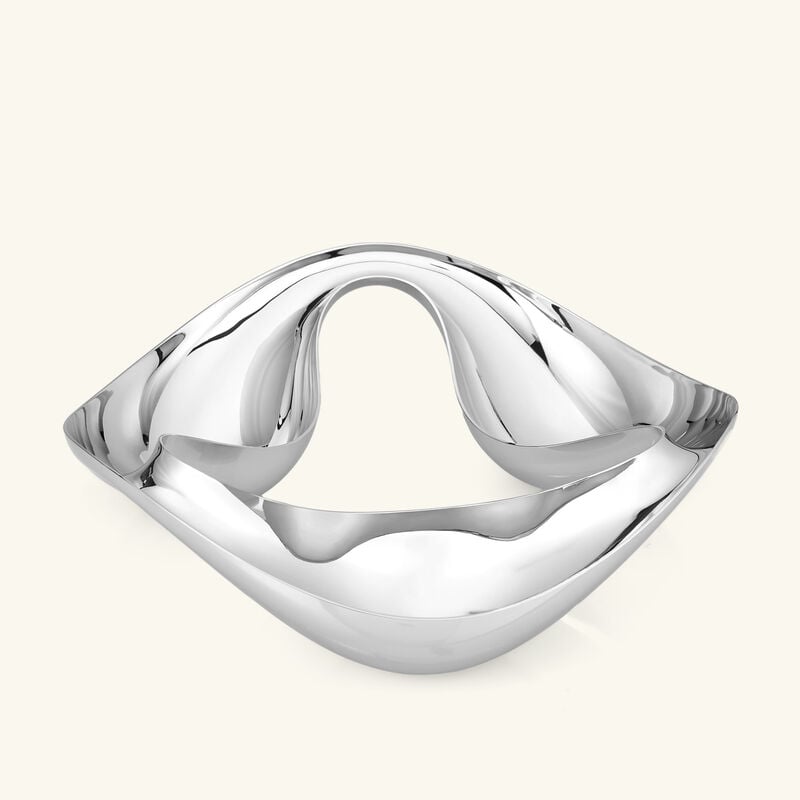 georg jensen cobra snack bowl clear