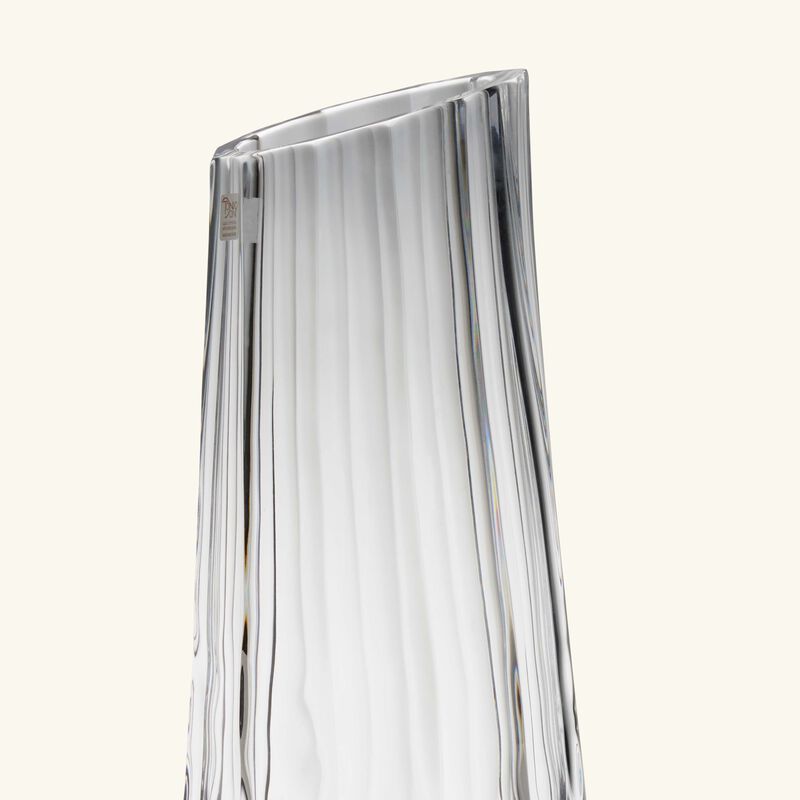 mario cioni   c elephants whisper vase tall clear