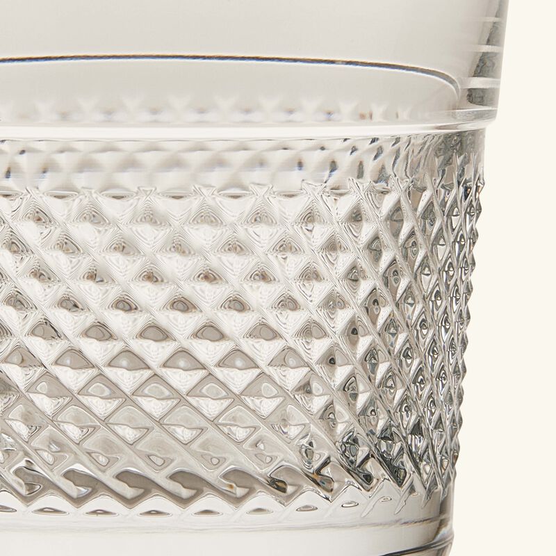 baccarat diamant tumbler drinking glass clear