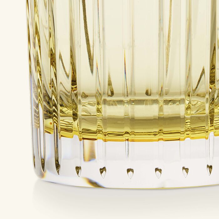 baccarat harmonie drinking glass yellow set of 2