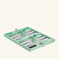 Mint Crocodile Backgammon Set Medium vido mint crocodile backgammon set medium