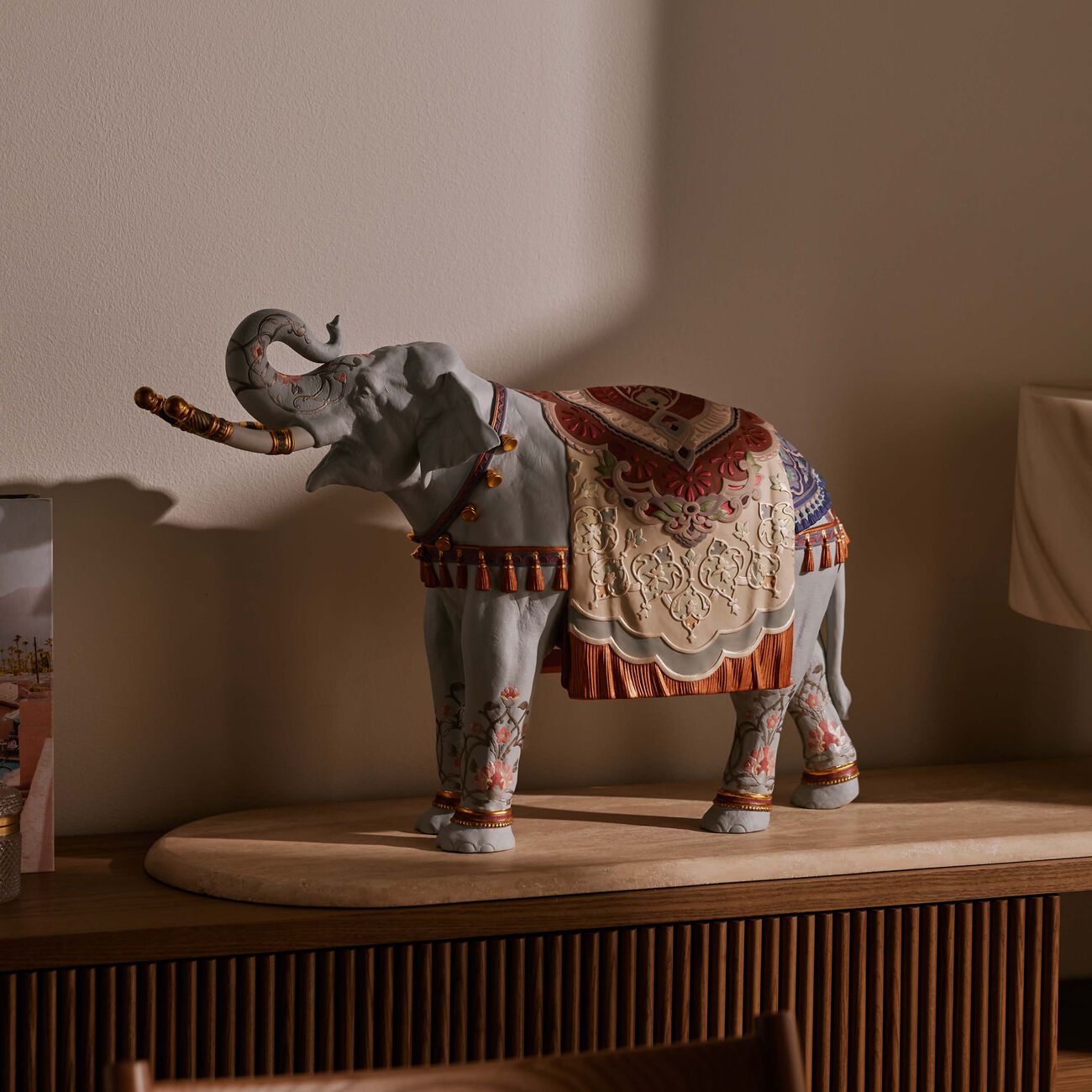 lladro oriens elephant sculpture