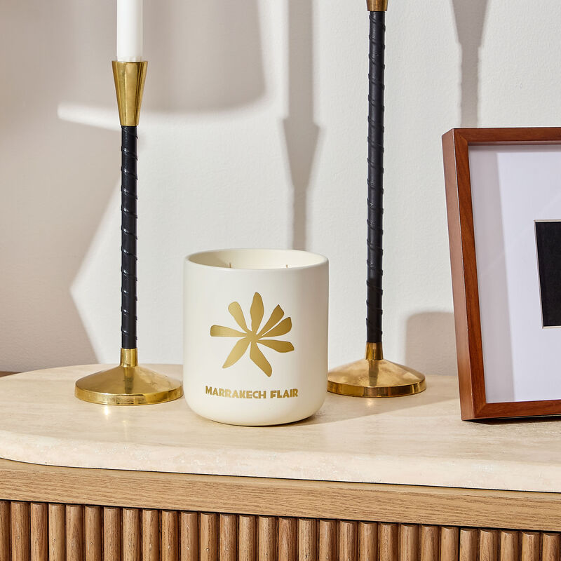 Marrakech Flair Travel From Home XL Scented Candle assouline marrakech flair travel from home xl scented candle