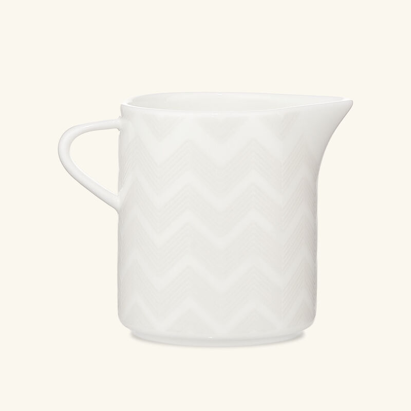 missoni home zig zag creamer white