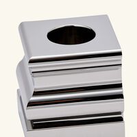 كريستوفل حامل الشموع بيرسبيكتفز من الكروم بالحجم الصغير دون شمعة