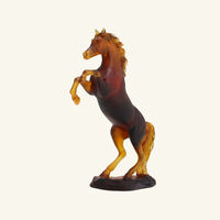 Spirited Horse Sculpture Medium Brown daum spirited horse sculpture medium brown