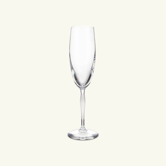 lalique 100 points champagne glass clear