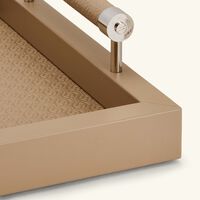 giobagnara elie saab monogram tray rectangular small mouton