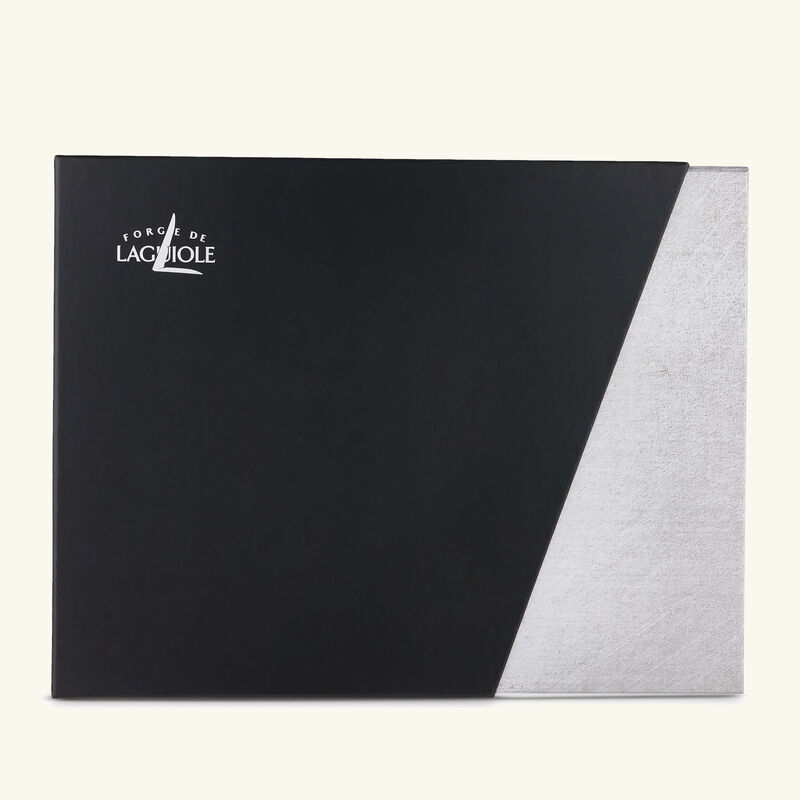 Acrylic Handle Table Fork Brown Set of 6 forge de laguiole acrylic handle table fork brown set of 6