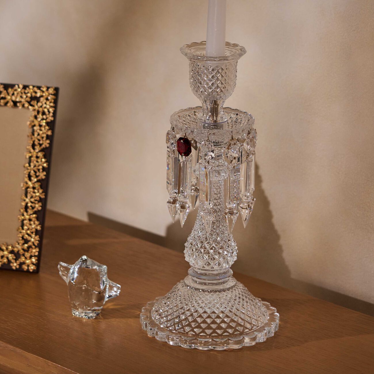 باكارا حامل الشموع زينيت شفاف