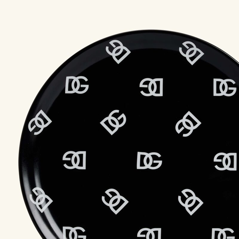 DG Logo Pizza Plate Round 32cm dolce gabbana casa dg logo pizza plate round 32cm