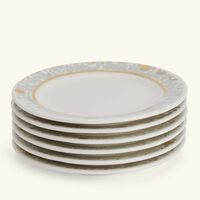 dimlaj hayat bread and butter plate gold 17cm set of 6