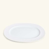 Ecume Serving Platter Oval White 35cm bernardaud ecume serving platter oval white 35cm