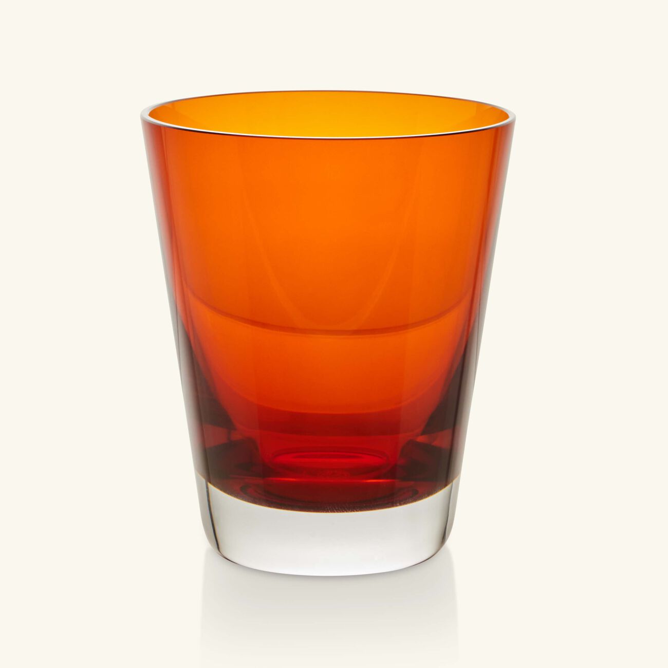 baccarat mosaique drinking glass orange