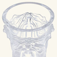 lalique fantasia vase small clear