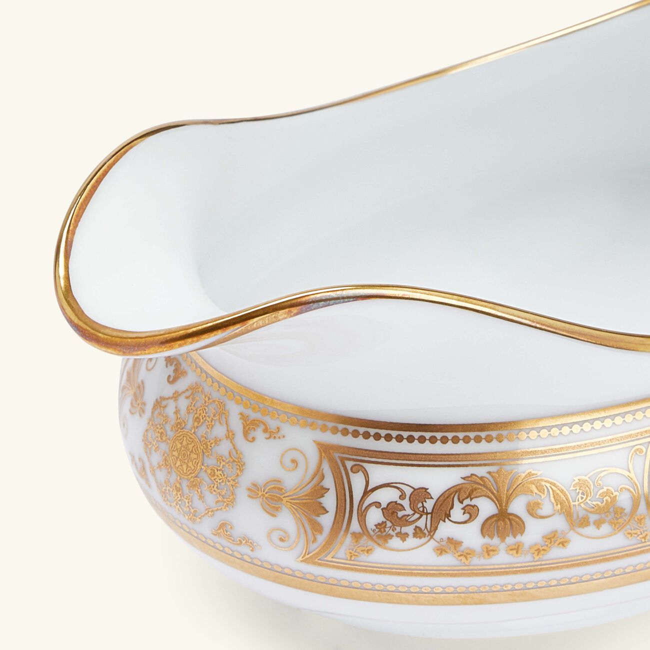 Aux Rois Gravy Boat Gold bernardaud aux rois gravy boat gold