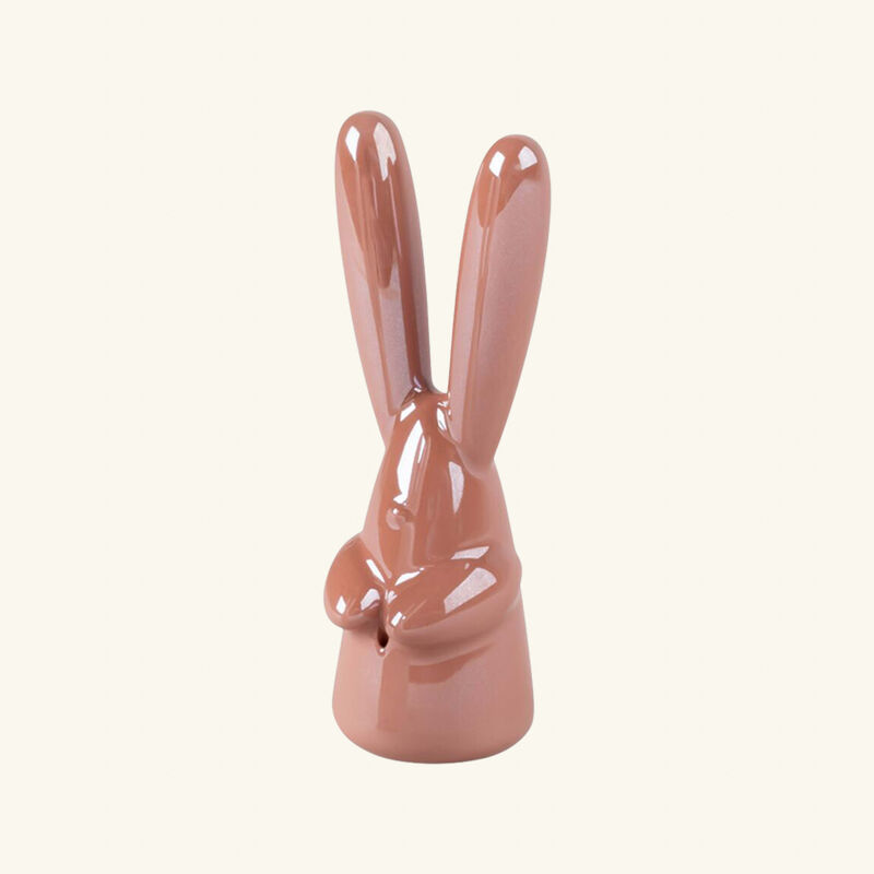 Bunny Sculpture Small Pink lladro bunny sculpture small pink
